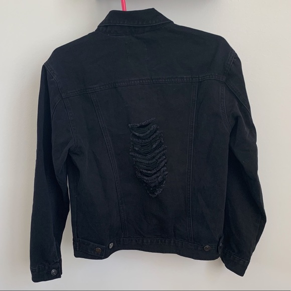 black denim jacket - Picture 2 of 3
